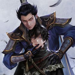 This is a pixiv picture whose title is 周公吐哺，天下归心.