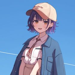 This is a pixiv picture whose title is 🧢.