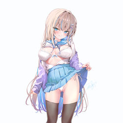 This is a pixiv picture whose title is 白ギャルちゃん♡.