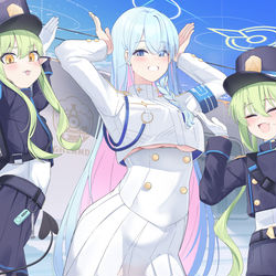 This is a pixiv picture whose title is ハイランダーの双子ちゃん  + ❓❓❓.