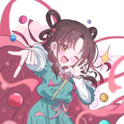 This is a pixiv picture whose title is 「傾國傾城☆點蒼明珠」.