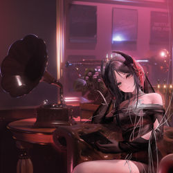 This is a pixiv picture whose title is 👀.