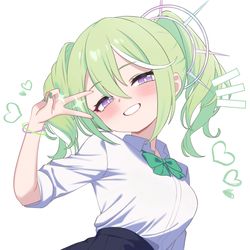This is a pixiv picture whose title is 교복 리코.