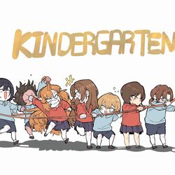 This is a pixiv picture whose title is LIMBUS KINDERGARTEN.