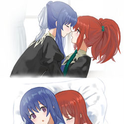 This is a pixiv picture whose title is Tamao X Nagisa.