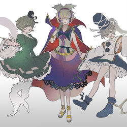 This is a pixiv picture whose title is 神霊廟メンバー.