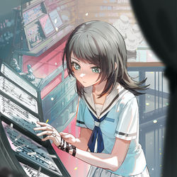 This is a pixiv picture whose title is 挑选首饰.
