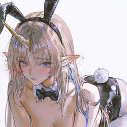 This is a pixiv picture whose title is 卡提西亚/芙露德莉斯 兔女郎.