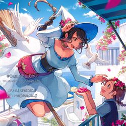 This is a pixiv picture whose title is For you.