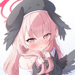 This is a pixiv picture whose title is （髪下ろしてみたけど……変じゃないかな……？）.