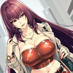 This is a pixiv picture whose title is 🟥.