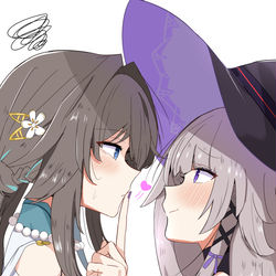 This is a pixiv picture whose title is ルアンandヘルタ.