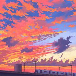 This is a pixiv picture whose title is 不同的列车，都在开往更好的方向。.