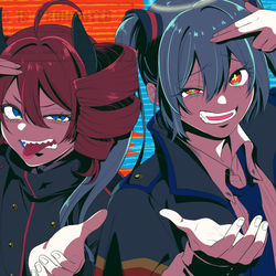 This is a pixiv picture whose title is ダイダイダイダイダイキライ.