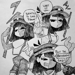 This is a pixiv picture whose title is JENA Has Something to Say.