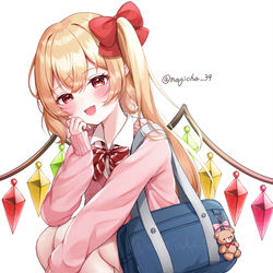 This is a pixiv picture whose title is 制服フランちゃん🎀✨.