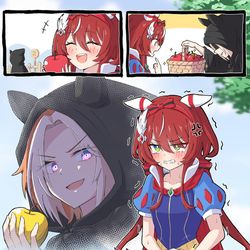 This is a pixiv picture whose title is バリ雪姫と魔女フェーヴル.