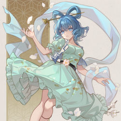 This is a pixiv picture whose title is 霍青娥.