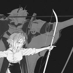 This is a pixiv picture whose title is 萨卡兹log.