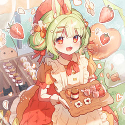 This is a pixiv picture whose title is 🌷×🍓.