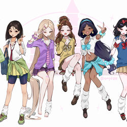 This is a pixiv picture whose title is Disney ギャル.