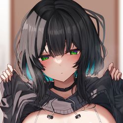 This is a pixiv picture whose title is 脱ぎダウナーちゃん.