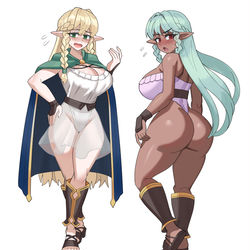 This is a pixiv picture whose title is エルトリンデ & ロザリンデ.