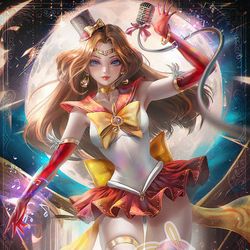 This is a pixiv picture whose title is セーラーポリーン / Sailor Pauline.