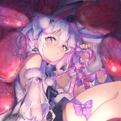 This is a pixiv picture whose title is きらきらうさぎ.