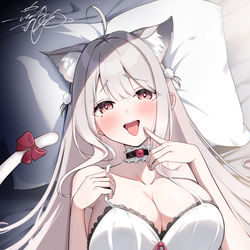 This is a pixiv picture whose title is Skeb.