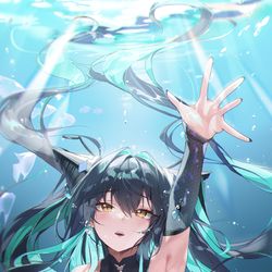 This is a pixiv picture whose title is Little Mermaid.