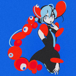 This is a pixiv picture whose title is ミャクミク.
