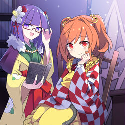 This is a pixiv picture whose title is Qと小鈴.