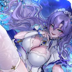 This is a pixiv picture whose title is 一緒に泳ぎましょう🪼.