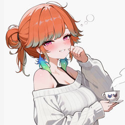 This is a pixiv picture whose title is Kiara 🧡.