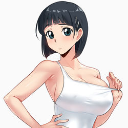 This is a pixiv picture whose title is [リクエスト]ソードアート・オンライン -桐ヶ谷直葉.