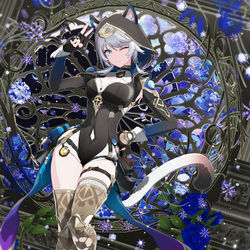 This is a pixiv picture whose title is 【崩壊スターレイル MMD】サフェルさん.