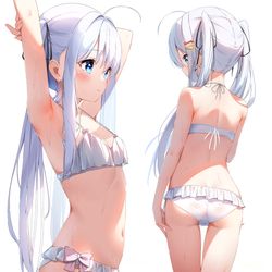 This is a pixiv picture whose title is 乃亜　海水浴2.