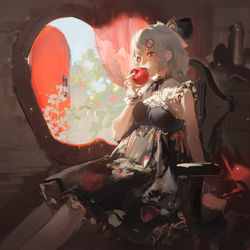 This is a pixiv picture whose title is 小苹果暖.