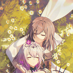 This is a pixiv picture whose title is 遐蝶&星.