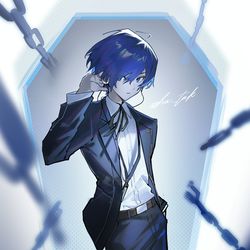 This is a pixiv picture whose title is P３.