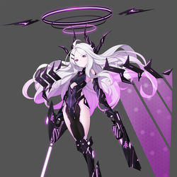 This is a pixiv picture whose title is 対魔忍 空崎 ヒナ.