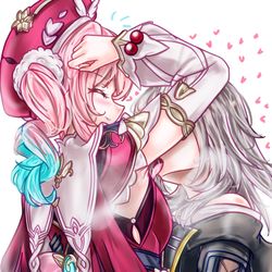 This is a pixiv picture whose title is I need healing.