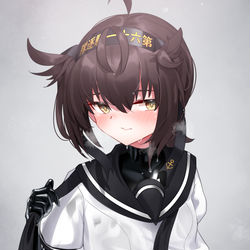 This is a pixiv picture whose title is 初月.