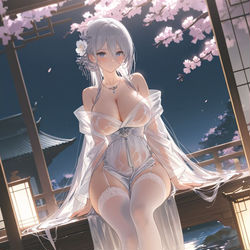This is a pixiv picture whose title is 中国风长发提尔比茨.