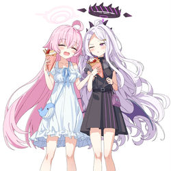 This is a pixiv picture whose title is Hoshino & Hina.