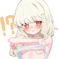 This is a pixiv picture whose title is 着替え中….
