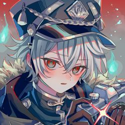 This is a pixiv picture whose title is 幽視警察.