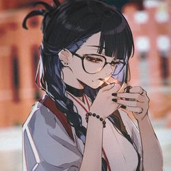 This is a pixiv picture whose title is 病んデレ巫女さん.