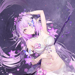 This is a pixiv picture whose title is 遐蝶~.